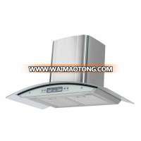 Good Price Stainless Steel Housing White Front Push Button Kitchen Chimney Hood