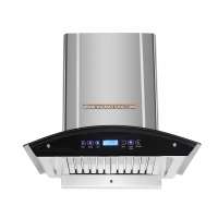 Stainless Steel Housing Touch Control with Heat Auto Clean Kitchen Chimney