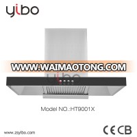 90cm T shape kitchen range hood with Stainess steel housing